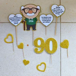 Cake Topper (Abuelo)