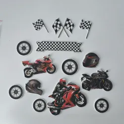 Cake topper (Autos y Motos)