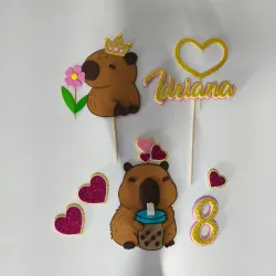 Cake topper (Capibara)