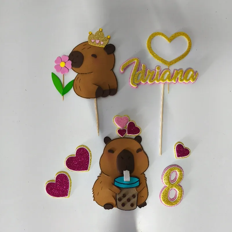Cake topper (Capibara)