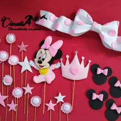 Cake topper (Minnie bebé)