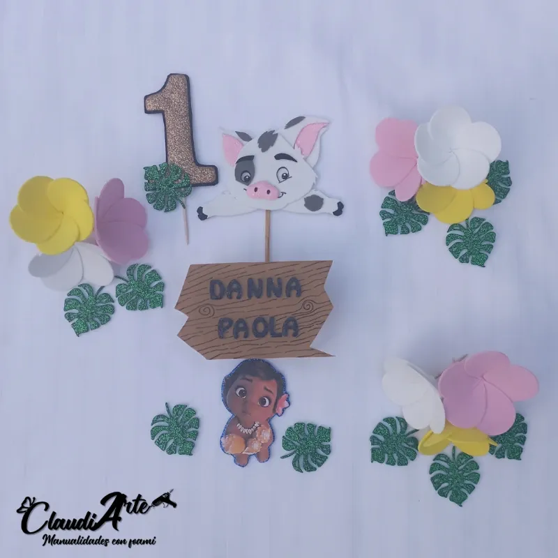 Cake topper (Moana bebé)