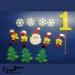 Cake topper (Navidad)