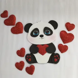 Cake topper (Oso panda)