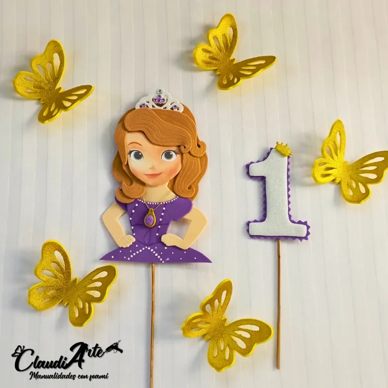 Cake topper (Princesa Sofía)