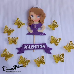 Cake topper (Princesa Sofía)
