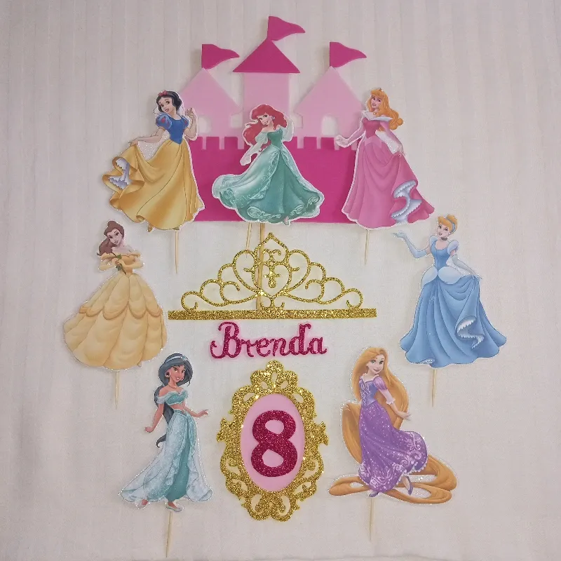 Cake topper (Princesas)