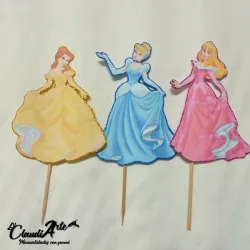 Cake topper (Princesas)