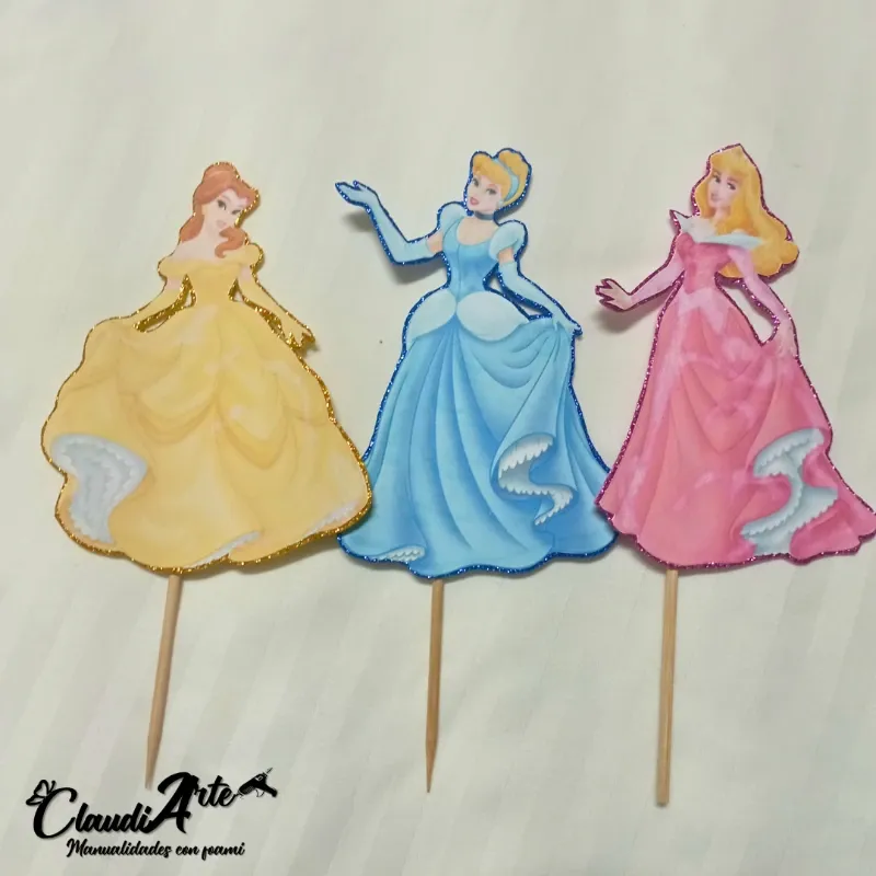 Cake topper (Princesas)