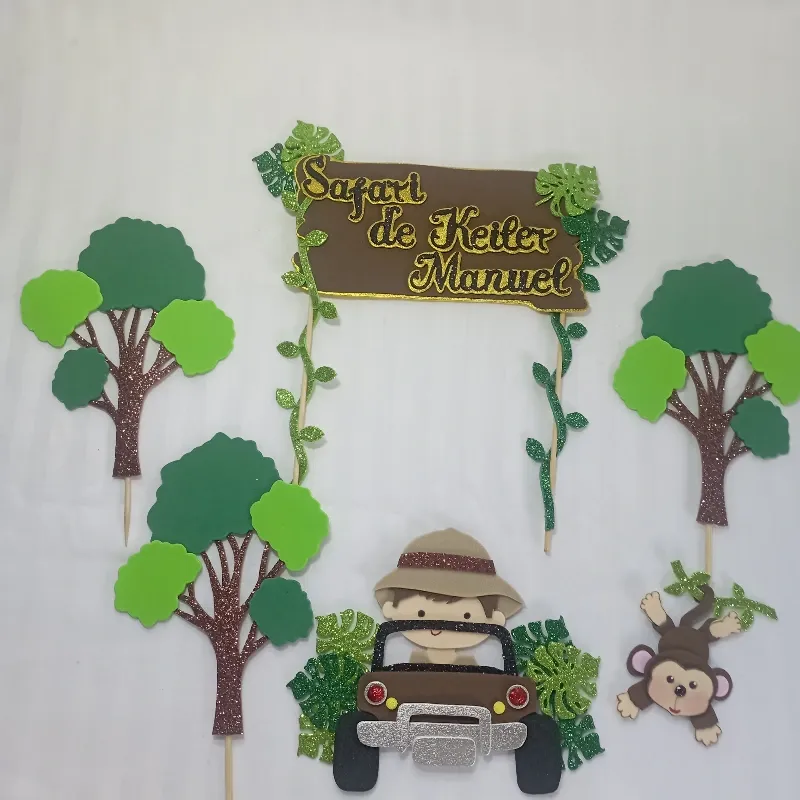 Cake topper (Safari)