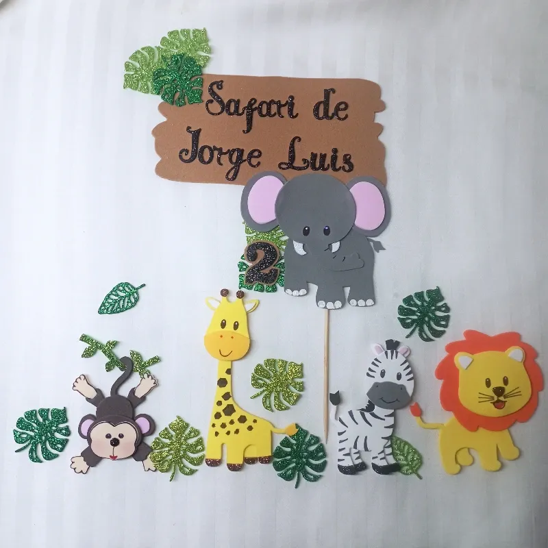 Cake topper (Safari)
