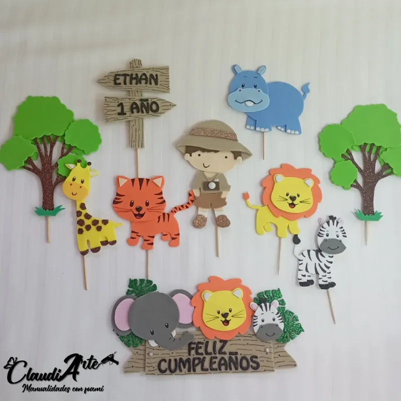 Cake topper (Safari)