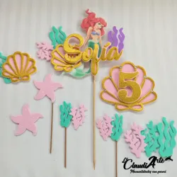 Cake topper (Sirenita Ariel)