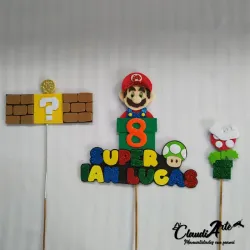 Cake topper (Súper Mario)