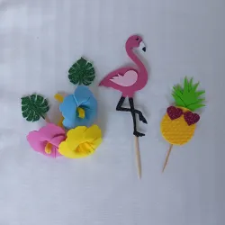 Cake topper (Tropical)