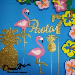 Cake topper (Tropical)