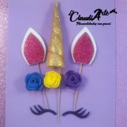 Cake topper (Unicornio)