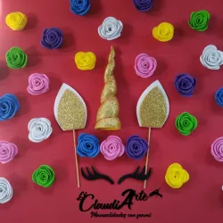 Cake topper (Unicornio)