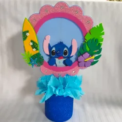 Centro de mesa (Lilo y Stitch)