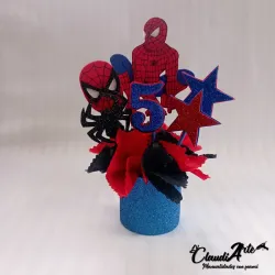 Centro de mesa (Spiderman)