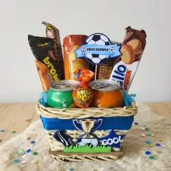 Cesta temática con confituras