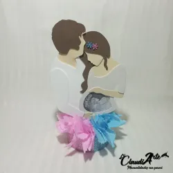 Cuadro para ultrasonido (Revelación de sexo)