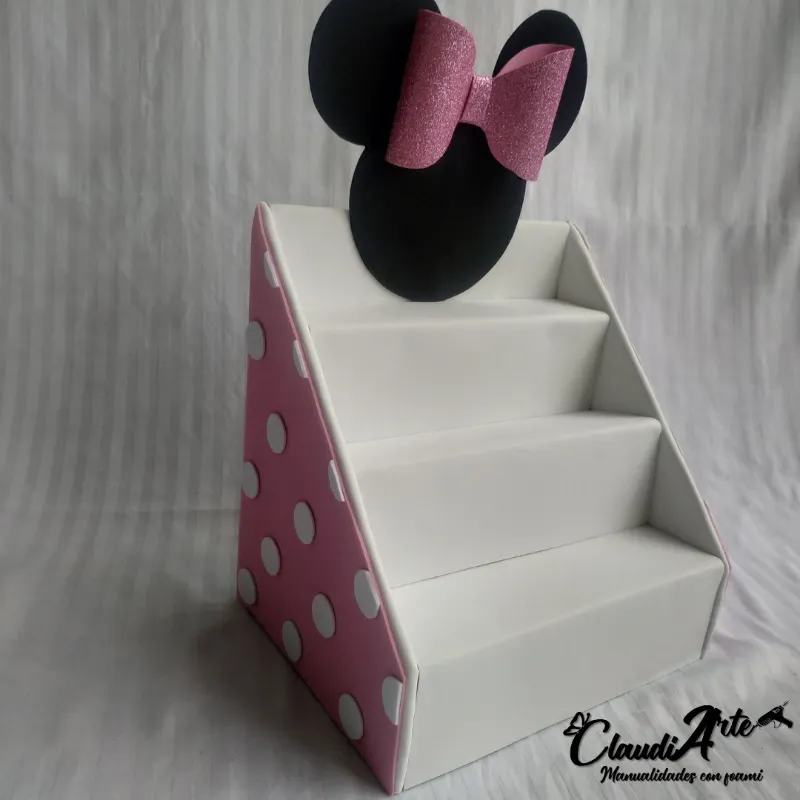 Gradas para cupcakes (Minnie)