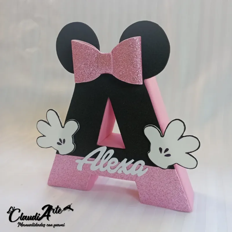 Letra 3D (Minnie)