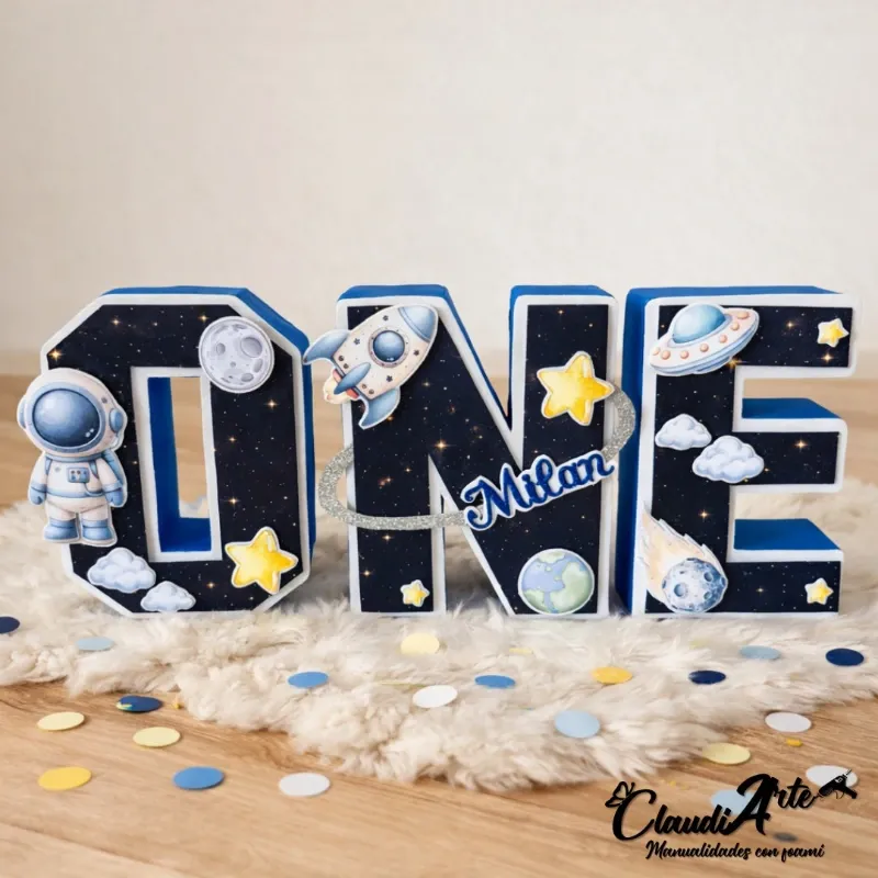 Letras ONE 3D