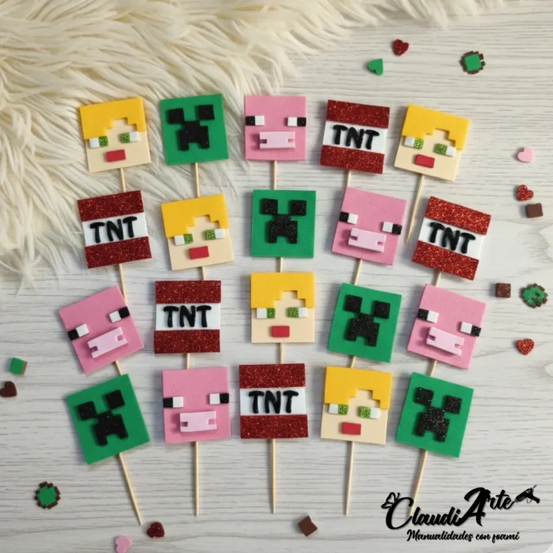 Minitopper para cupcake