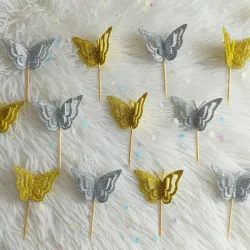 Minitopper para cupcake (Mariposa)