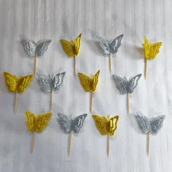 Minitopper para cupcake (Mariposa)