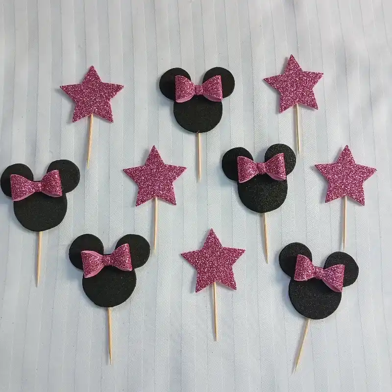 Minitopper para cupcake (Minnie)