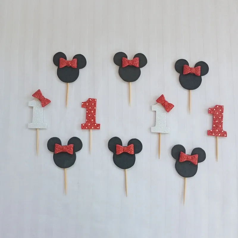 Minitopper para cupcake (Minnie)