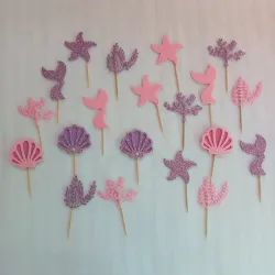 Minitopper para cupcake (Sirenita Ariel)