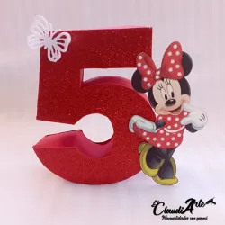 Número 3D (Minnie)