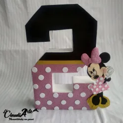 Número 3D (Minnie)