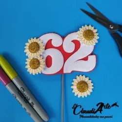 Números personalizados para cakes (7cm)