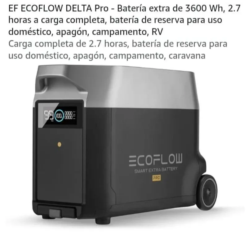 Batería Extra de ECOFLOW DELTA Pro 7200W