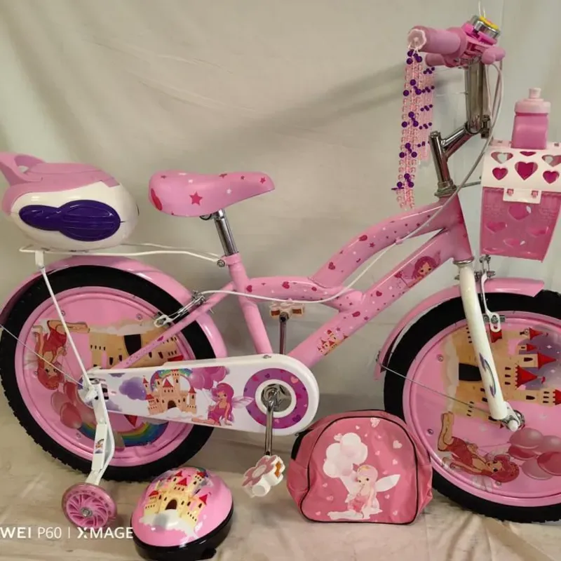 Bicicleta para niña con accesorios