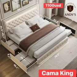 Cama king modelo 1