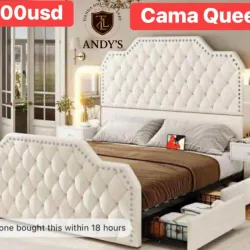 Cama queen modelo 1