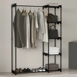 Clóset portátil con zapatera