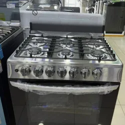 Cocina de 6 quemadores marca LG con encendido automático
