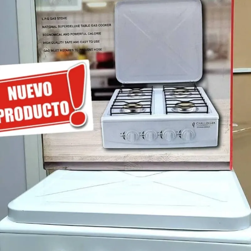 Cocina de gas 24" MILEXUS (4 hornillas y horno)
