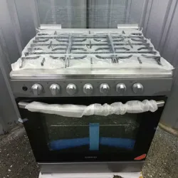 Cocina de gas con horno Samsung 6 quemadores