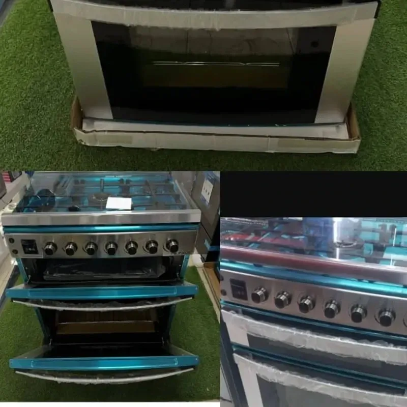 Cocina Milexus de 30 pulgadas con 5 hornillas y doble horno