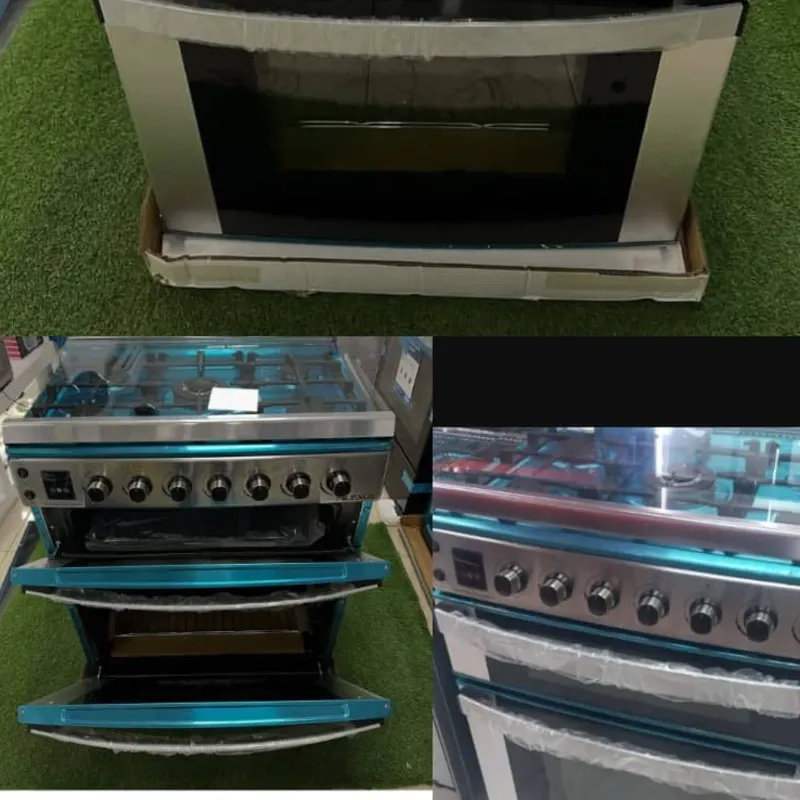 Cocina Milexus de 30 pulgadas con 5 hornillas y doble horno