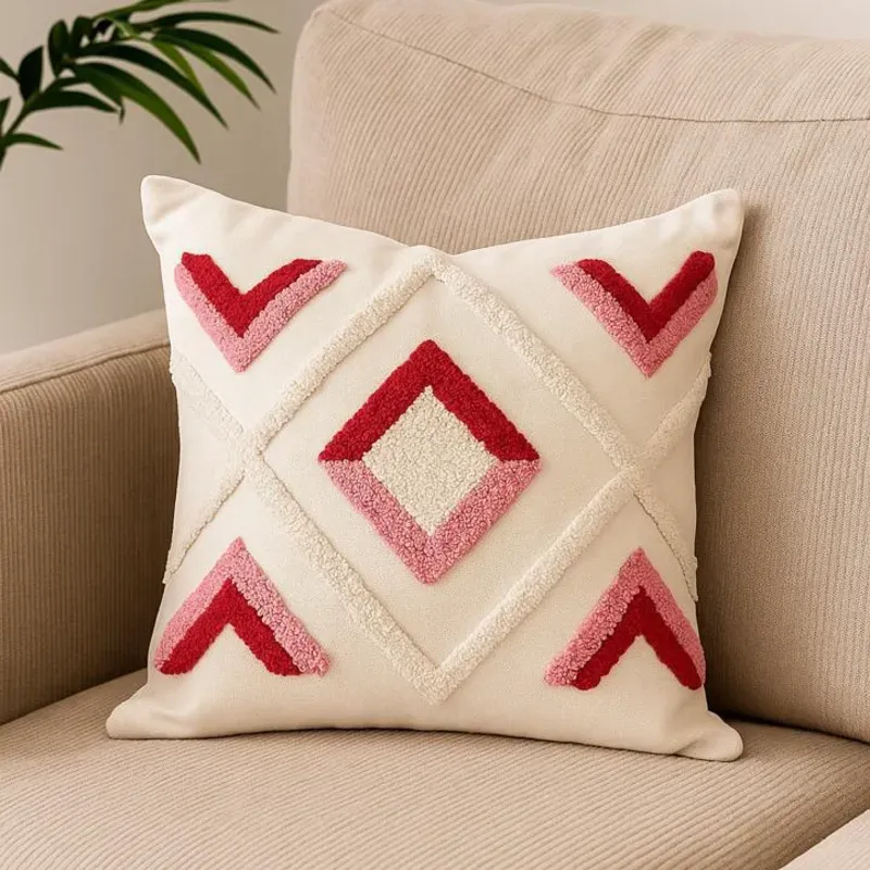 Cojines decorativos tejidos ''Novedades para tu hogar''