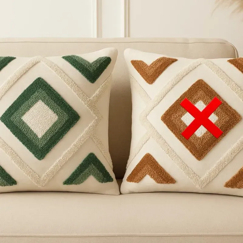 Cojines decorativos tejidos ''Novedades para tu hogar''